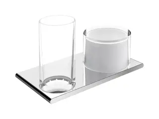 Дозатор Keuco EDITION 400 11553019000 хром/хрустальное стекло