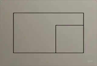 Панель смыва с двумя клавишами 22*15h бежево-коричневый