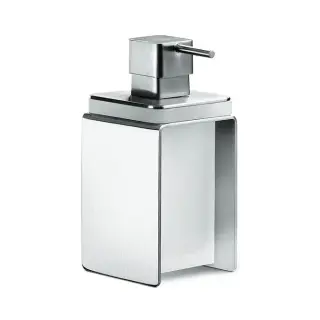 Дозатор Colombo Design OVER B9329.sati матовая нержавеющая сталь/стекло