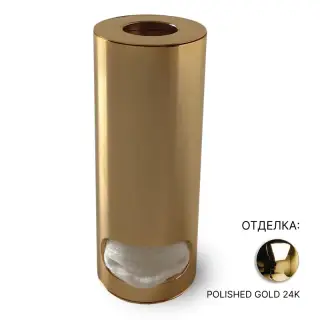 Контейнер для ватных дисков/палочек 3SC Elements TOC48GD цвет-POLISHED GOLD 24K