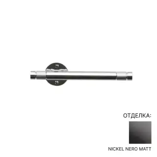 Держатель для туалетной бумаги Bertocci OFFICINA 01 127.7503.6850 Nickel Nero Matt