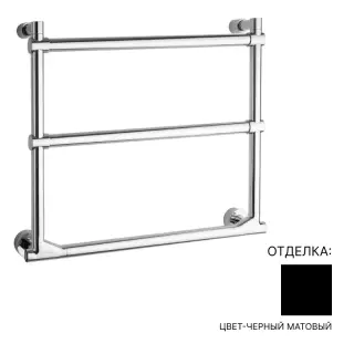 Полотенцесушитель электрический Margaroli M Sole 512/3.DB-9005 цвет-черный матовый