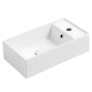 Раковина накладная Simas Agile AG50 BI matt*1 белый матовый