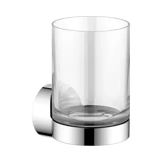 Стакан Keuco REVA 12850019000 цвет-хром/прозрачный хрусталь