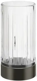 Стакан Decor Walther CENTURY SMG 0587717 прозрачное граненое стекло/темная бронза