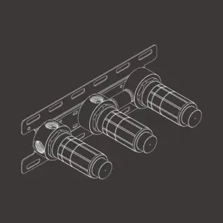 Встраиваемая часть смесителя