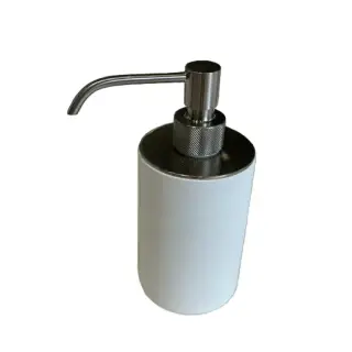 Дозатор Antonio Lupi Just JUST4 AISI 304 satin stainless steel/white acrylic resin