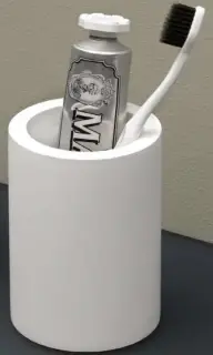 Стакан Antonio Lupi Just JUST1 white acrylic resin