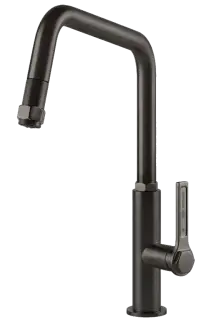 Смеситель для кухни Gessi OFFICINE 60053#707 цвет-Black Metal Brushed PVD