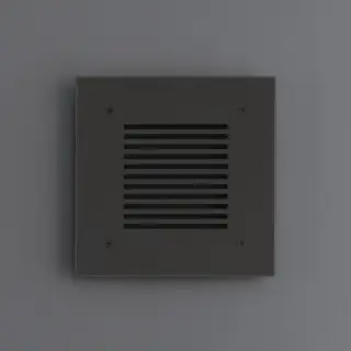 Решетка вентиляционная 20*2*h20 BLACK DIAMOND SATIN