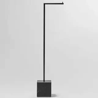 Держатель для туалетной бумаги Antonio Lupi BIVIO BIVIO1 база NERO MARQUINIA/нерж.сталь сатинированная