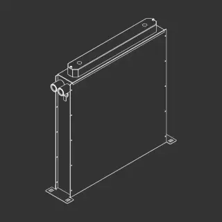 Короб для смесителя встраиваемый в борт