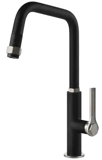 Смеситель для кухни Gessi OFFICINE 60053#599 матовый черный/Finox