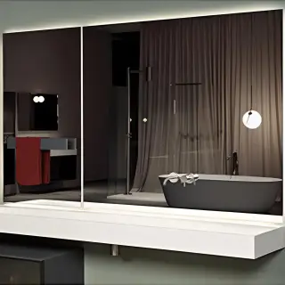 Зеркало для ванной Antonio Lupi Neutroled NEUTROLED125W.72 LED подсветка белая