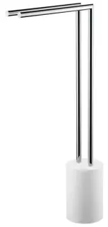 Держатель для полотенец Decor Walther STONE HT2 0971754 mineral-cast white matt, хром