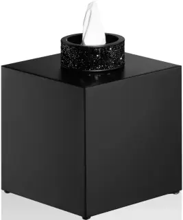Контейнер для салфеток Decor Walther ROCKS KB 0934460 черный матовый/кристаллы Swarovski