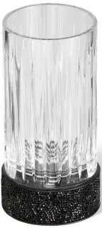 Стакан Decor Walther ROCKS SMG 0934260 прозрачный/черный матовый/кристаллы Swarovski