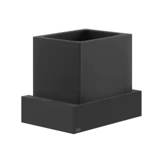 Стакан Gessi Rettangolo 20808#099 черный/черный