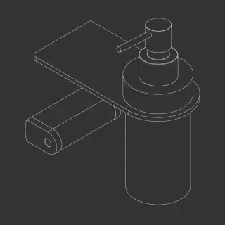 Дозатор CEA LUTEZIA LTZ110S сталь матовая