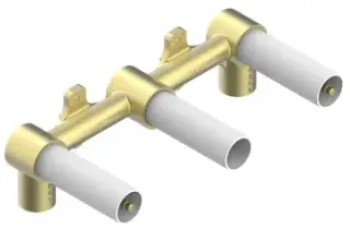 Скрытая часть смесителя для раковины, версия с рычажной ручкой