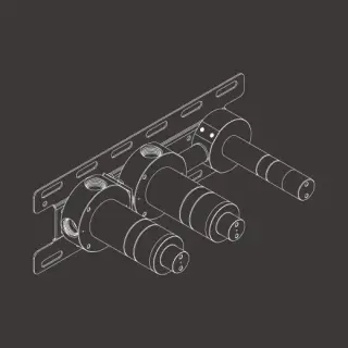 Встраиваемая часть смесителя