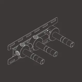 Встраиваемая часть смесителя