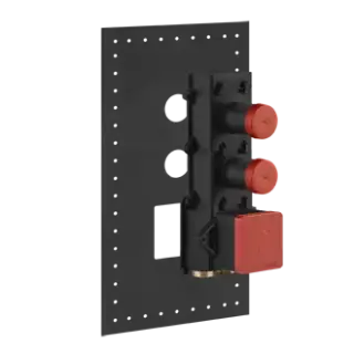 Скрытая часть термостатического смесителя для душа 13,9*13,3*h28,7 Chrome