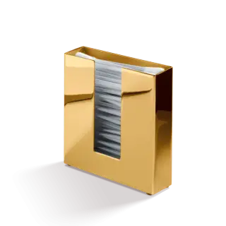 Контейнер для ватных дисков/палочек Decor Walther DW 353 0844820 золото