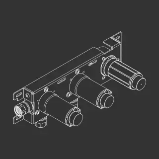 Встраиваемая часть смесителя