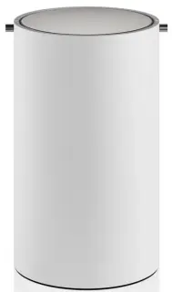 Корзина Decor Walther STONE BEMD 0971155 сталь матовая/белый