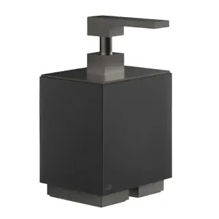 Дозатор Gessi ELEGANZA 20838#707 цвет-черный/Black Metal Brushed PVD