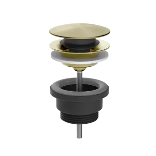 Донный клапан Gessi 54599#727 цвет-браш.латунь PVD