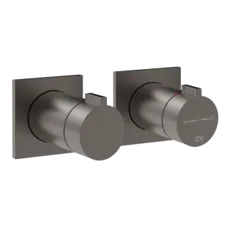 Термостат Gessi INVERSO 73036#707 цвет-black metal brushed PVD