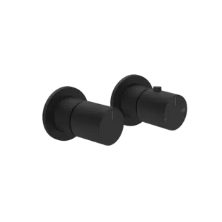 Внешняя часть встраиваемого термостата для душа на 2 позиции GESSI HABITO