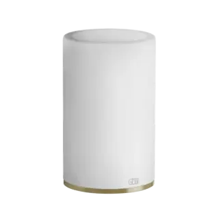 Стакан Gessi GESSI316 54731#727 цвет-белый/браш.латунь PVD