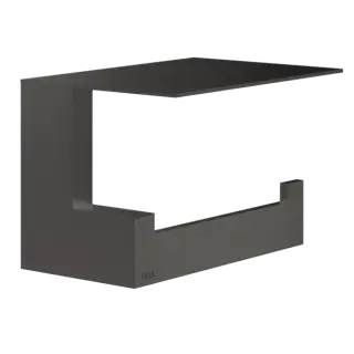 Держатель для туалетной бумаги Gessi Rettangolo 20849#707 цвет-black metal brushed PVD