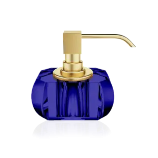 Дозатор Decor Walther KR SSP 0933495 Capri Blue / Золото матовое