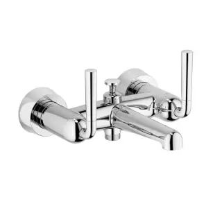 Смеситель для ванны Dornbracht Domicil 25100900-50 хром/черный матовый