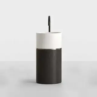 Раковина Milldue ROMA I 2016.B керамика белая матовая/полоса PLATINO-333/база-ROVERE NERO-7373