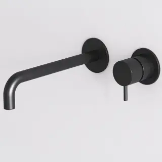 Смеситель для раковины Cisal Less New LN00551740 черный матовый