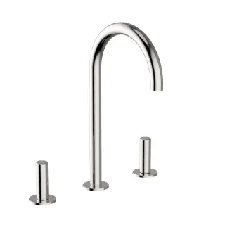 Смеситель для раковины Cisal X32 X1001040D1 матовая сталь