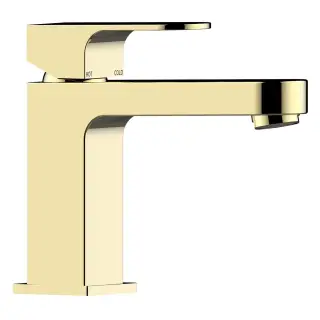 Смеситель для раковины Bossini GILLO-M Z00704021 цвет-золото
