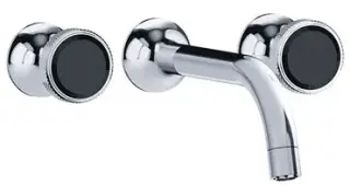 Смеситель для раковины Jorger Valencia 638.30.360.000-12 хром/черный хрусталь