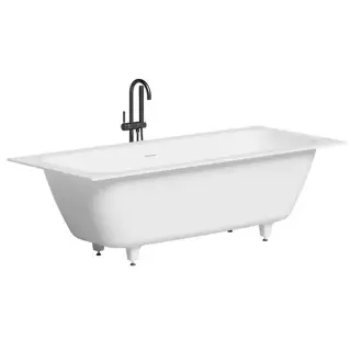 Ванна из композитного материала SALINI ORLANDA AXIS KIT 190x80 103311M S-Sense матовый белый/дон.клап. Up&Down белый