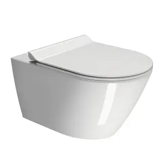 Унитаз GSI KUBE X 9413FR511+MS86CSN11 белый глянцевый