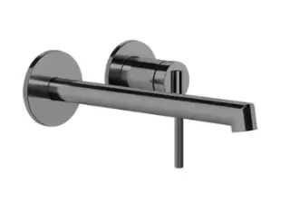 Смеситель для раковины Gessi INGRANAGGIO 63583#707 цвет-Black Metal Brushed PVD