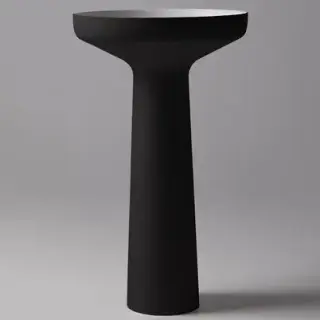 Раковина Antonio Lupi Ago AGO85 белая/снаружи NERO GOFFRATTO-545