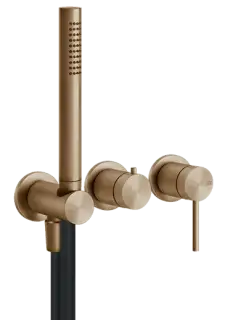 Смеситель для душа Gessi GESSI 316 54039#726 Warm Bronze Brushed PVD