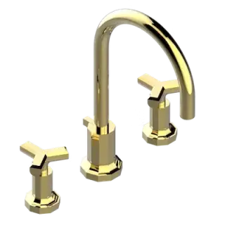 Смеситель для раковины THG Les Ondes G8A.F01.151 золото полированное