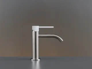 Смеситель для раковины CEA Gastone GAS01GS сталь матовая/ grigio antracite